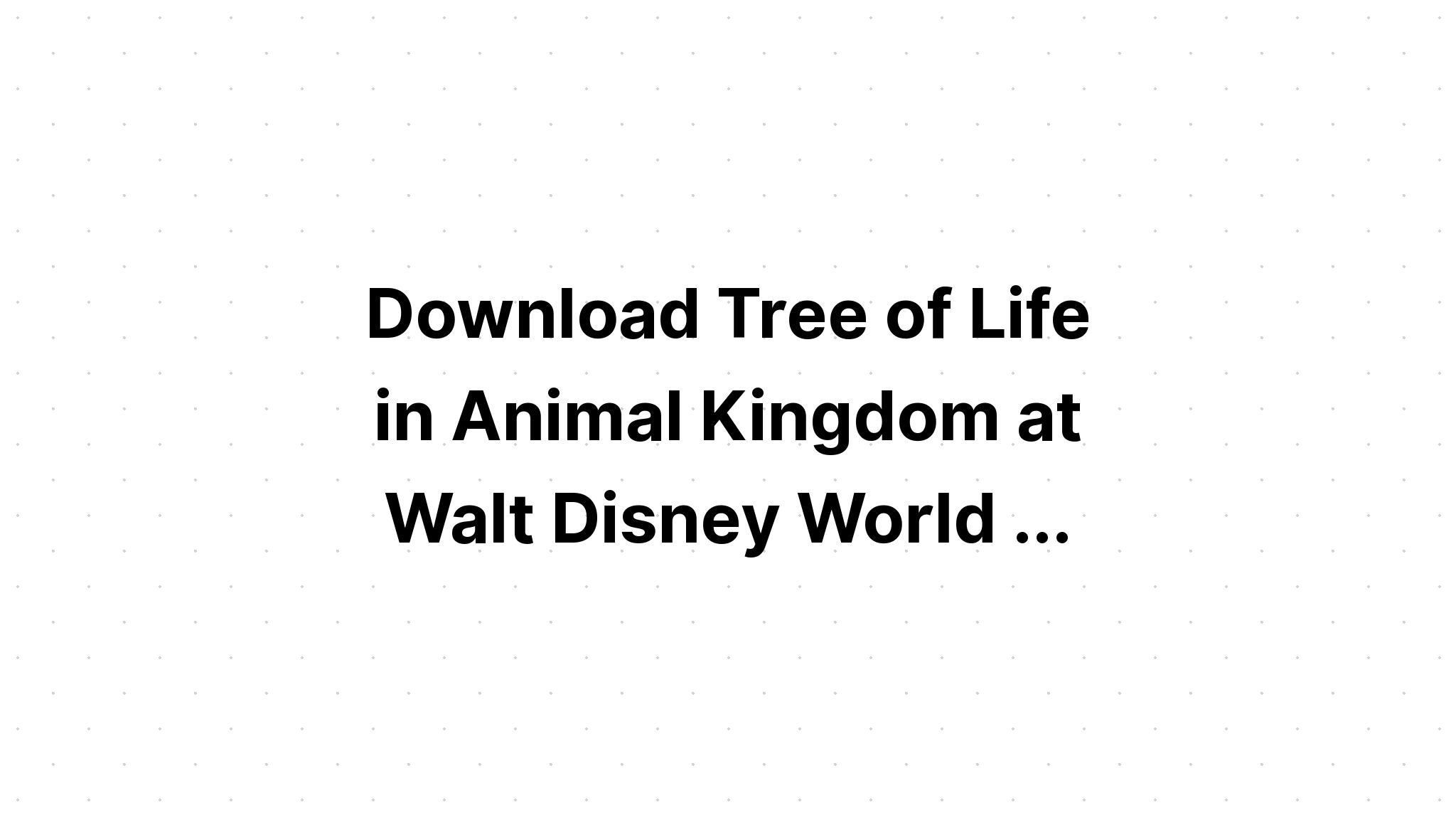 Download Tree Of Life? SVG File